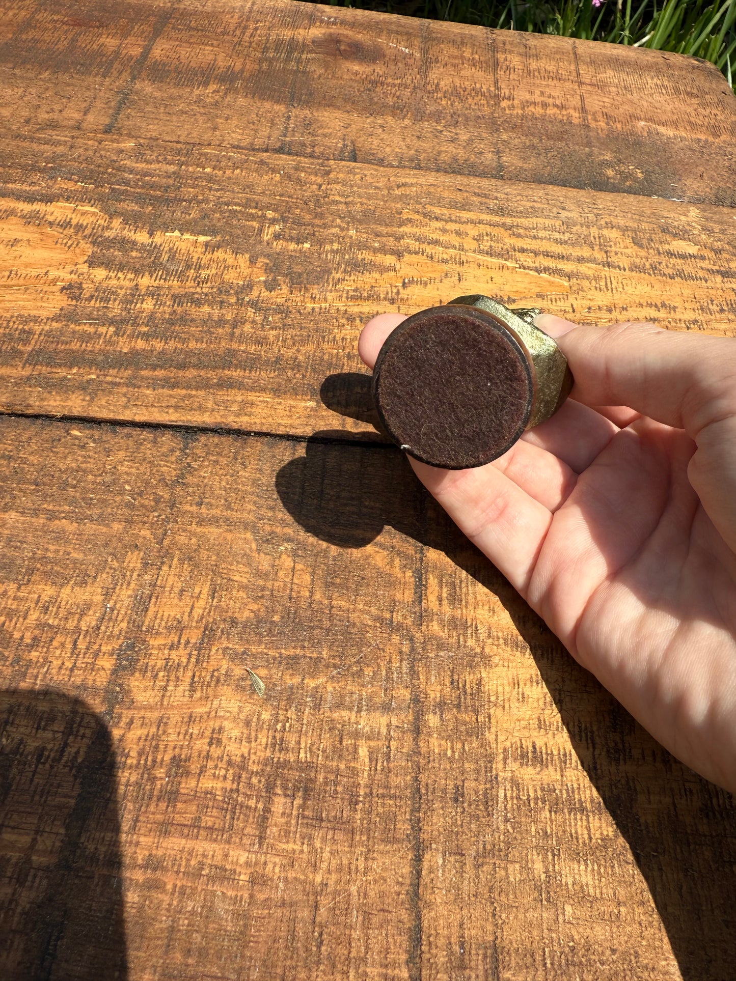 Miniature Grand Tour Roman Emperor Bust on Wooden Base