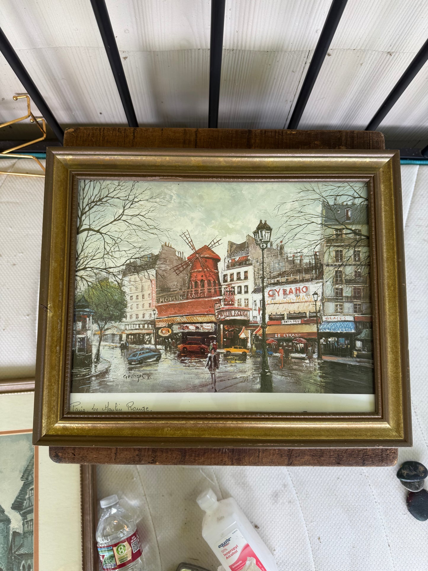Paris Street Scene – “Le Moulin Rouge” by Georges B.
