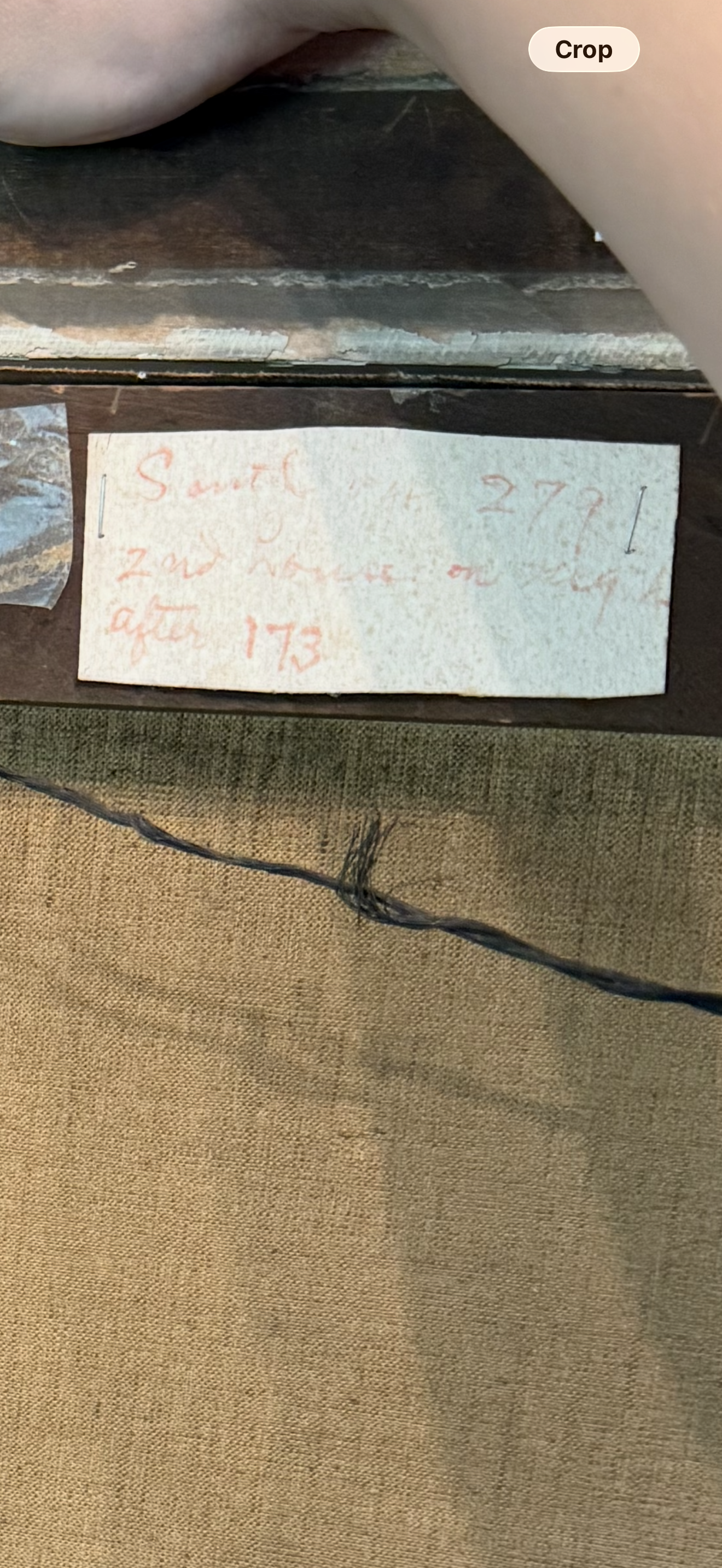 New England Homestead Oil Painting with Handwritten Family Provenance