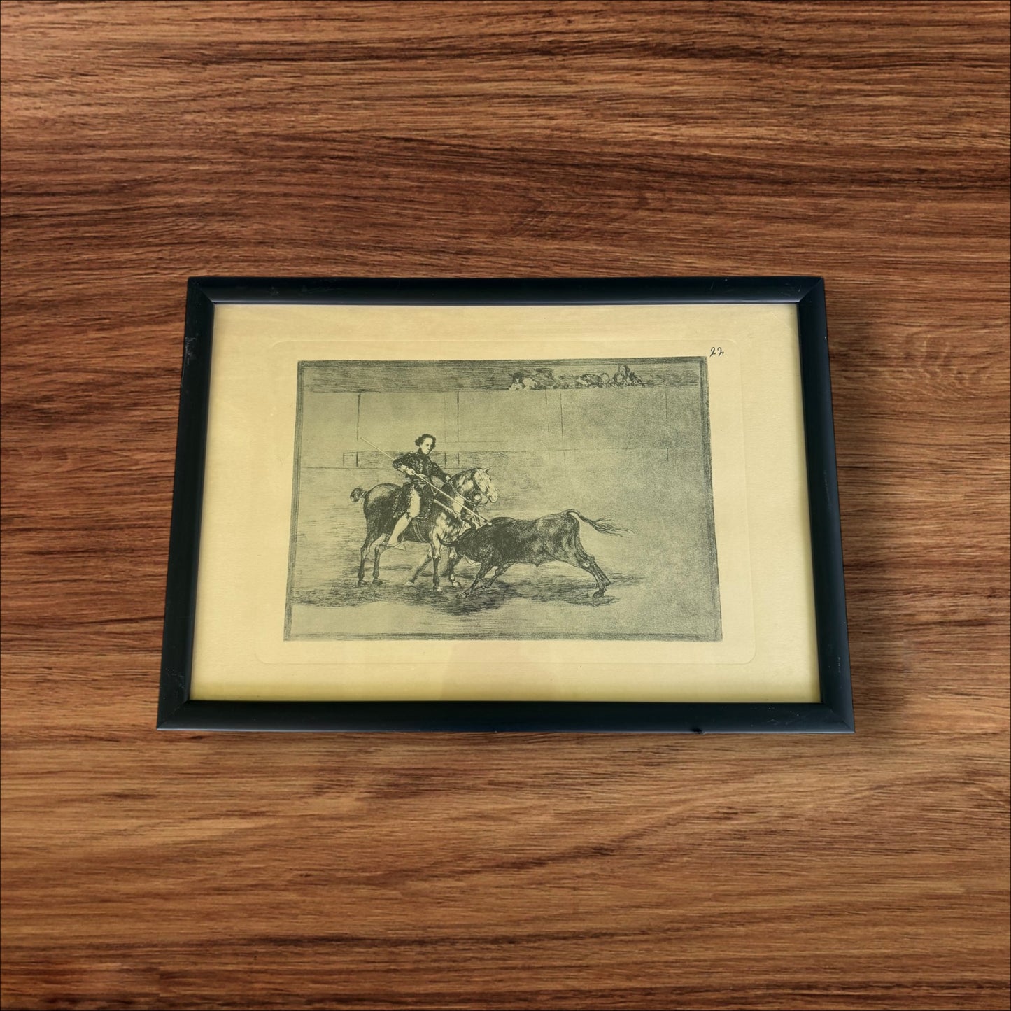 Goya Bullfight Engraving No. 22