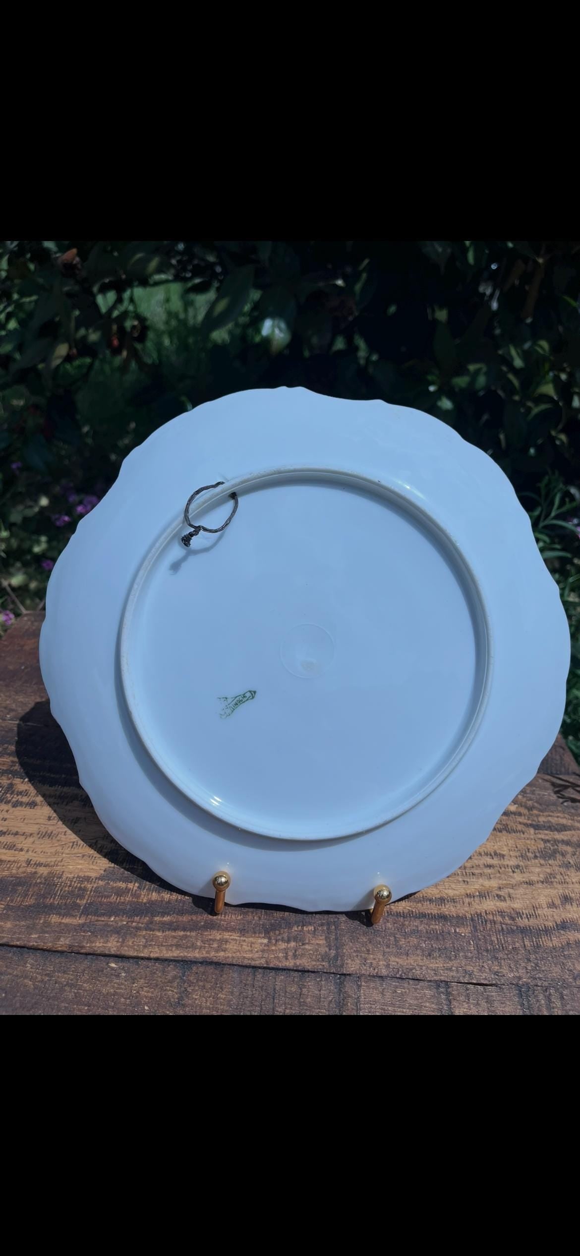 Limoges Flambeau Game Bird Plate – Signed French Porcelain – Hand-Painted Bird Design – Vintage Collectible Plate
