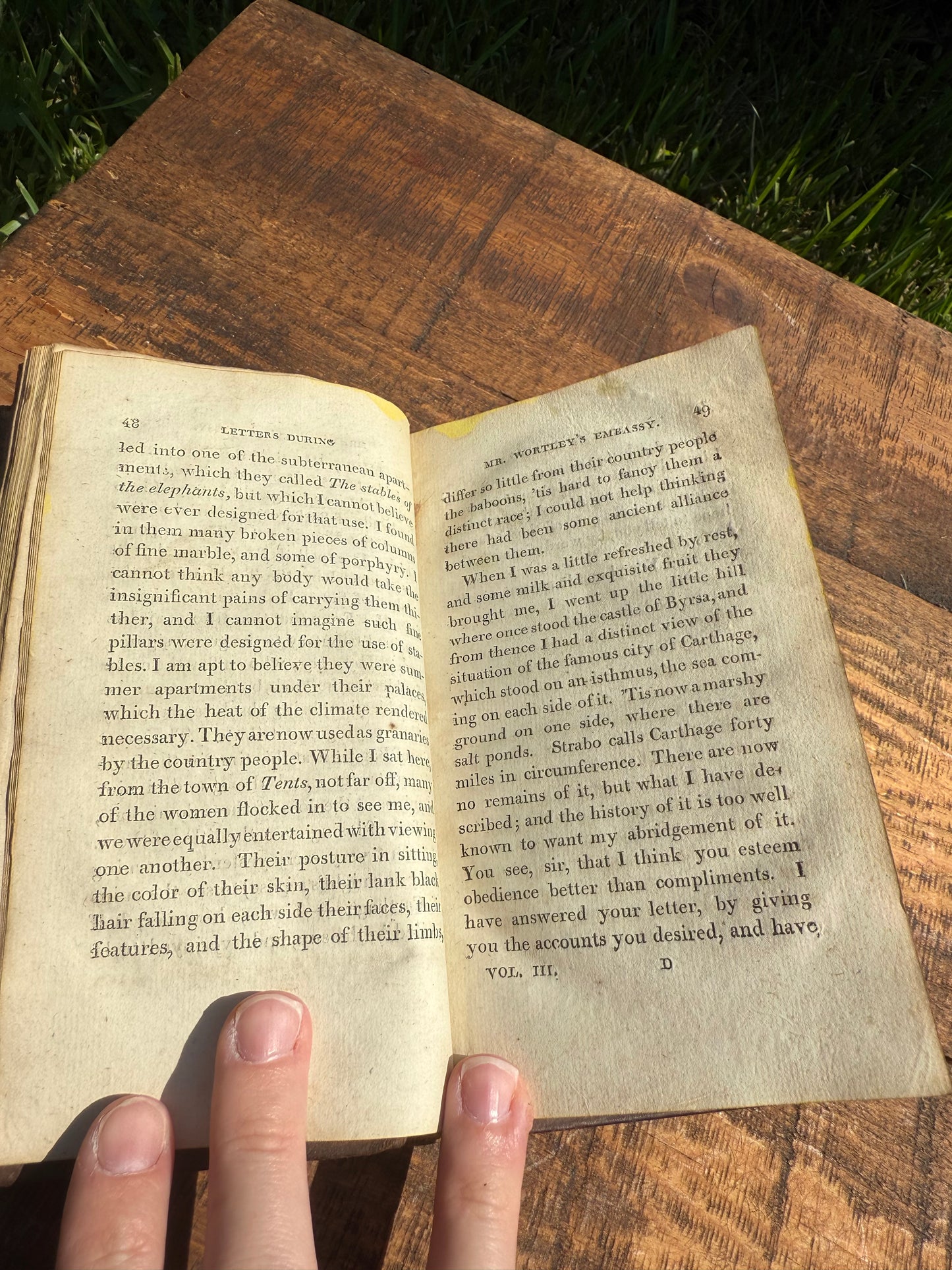 1803 The Works of Lady Mary Wortley Montagu Vol. III – Antique Leather Book