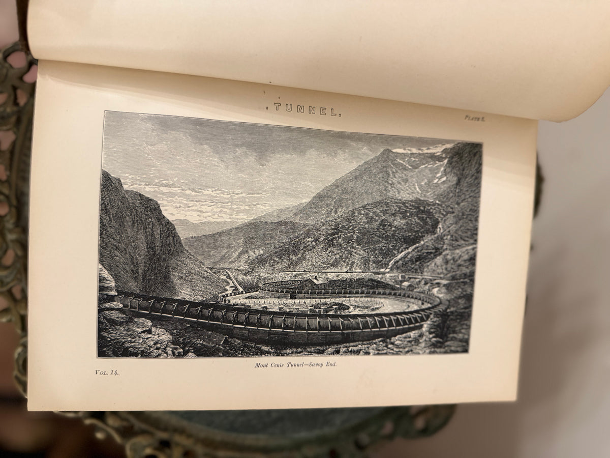 19th Century National Encyclopædia Decorative Book