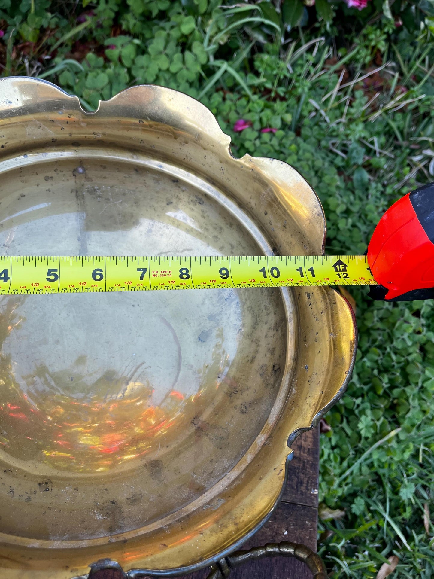 Large Footed Brass Centerpiece, Cache Pot Planter, Decorative Brass Planter, Home Décor, Elegant Brass Cachepot