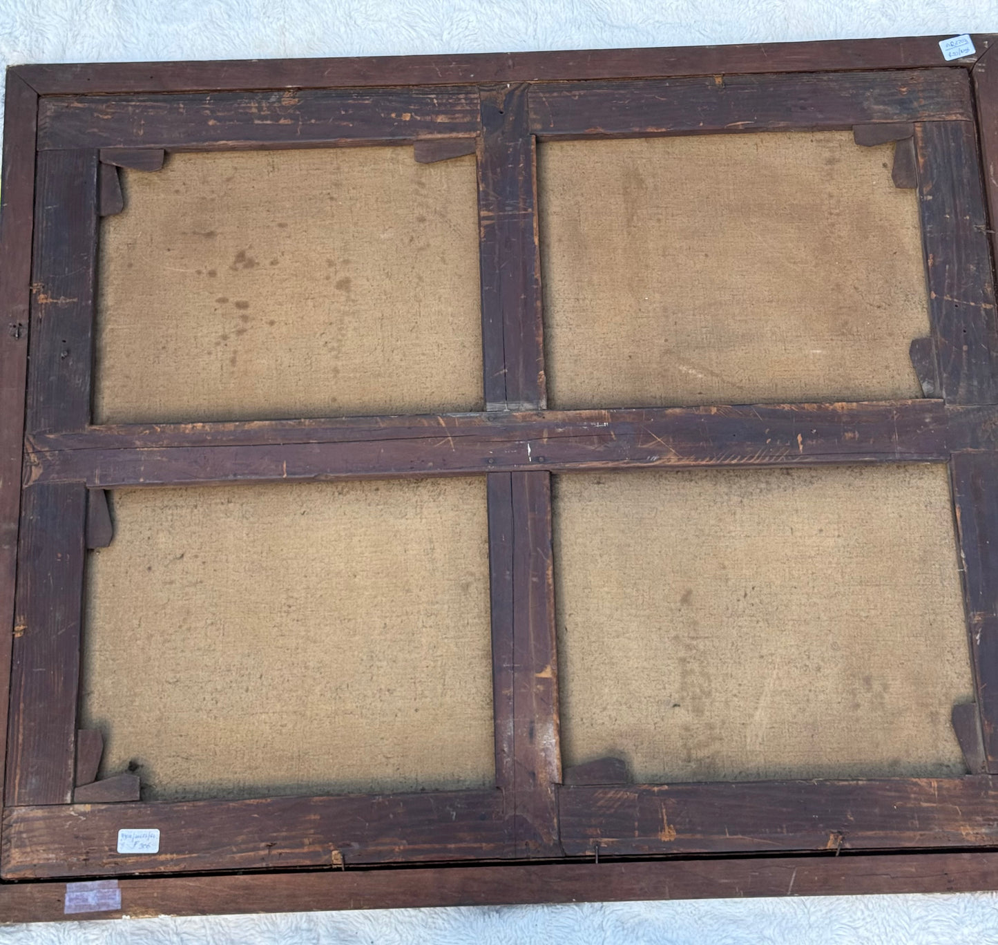 Huge Mid-19th Century Continental Public Penance Tribunal Scene – Dramatic Historic Oil Painting (35x42”)