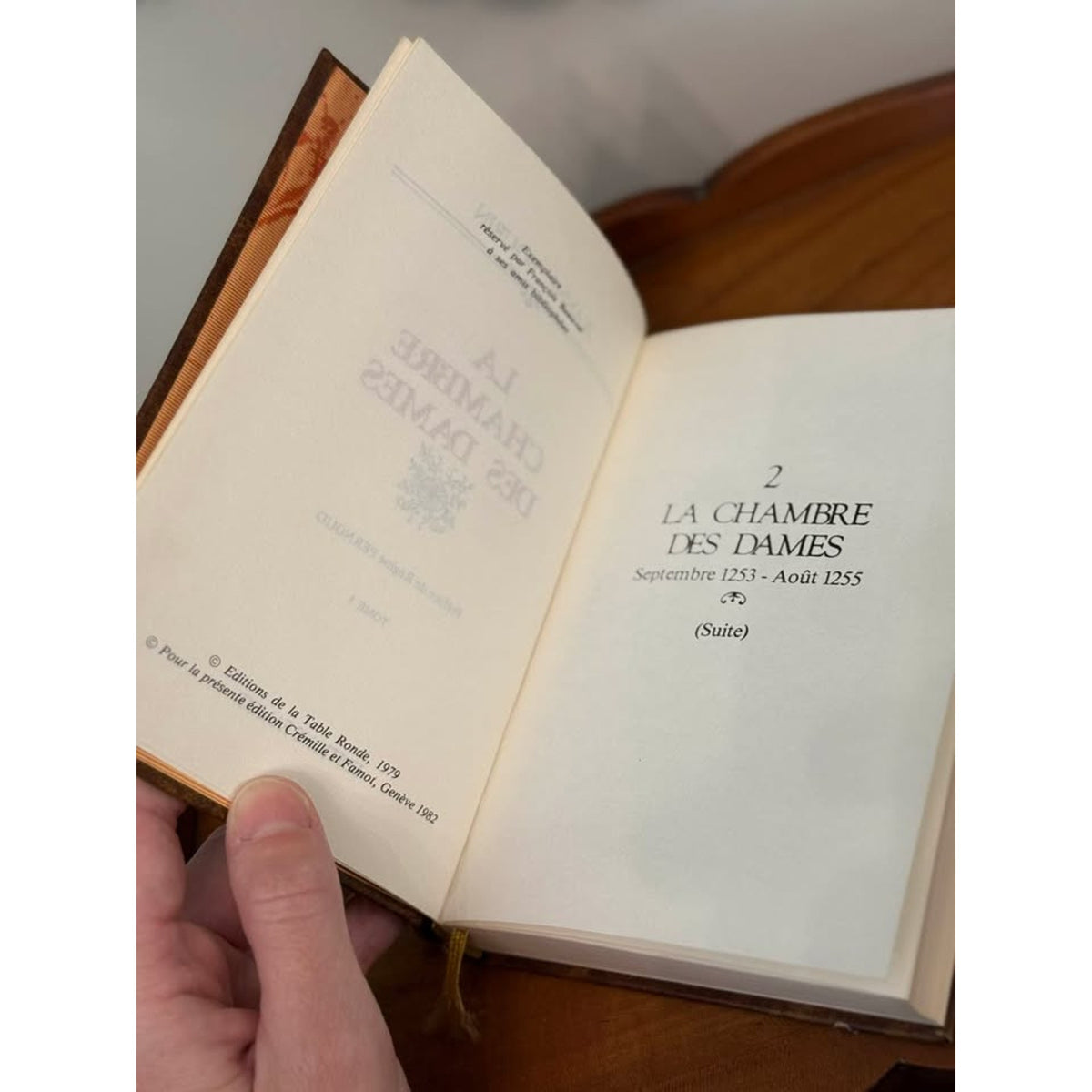 Vintage 1982 Jeanne Bourin La Chambre des Dames French Leather Style Book Vol 3
