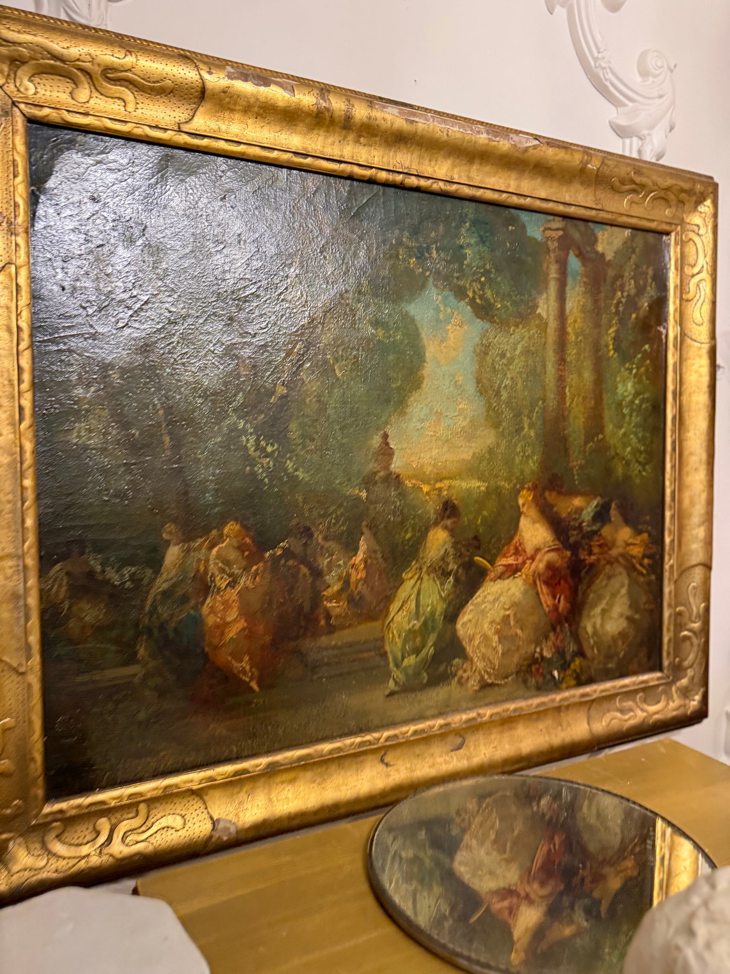 Frederick Ballard Williams “In Hours of Ease” Oil Painting