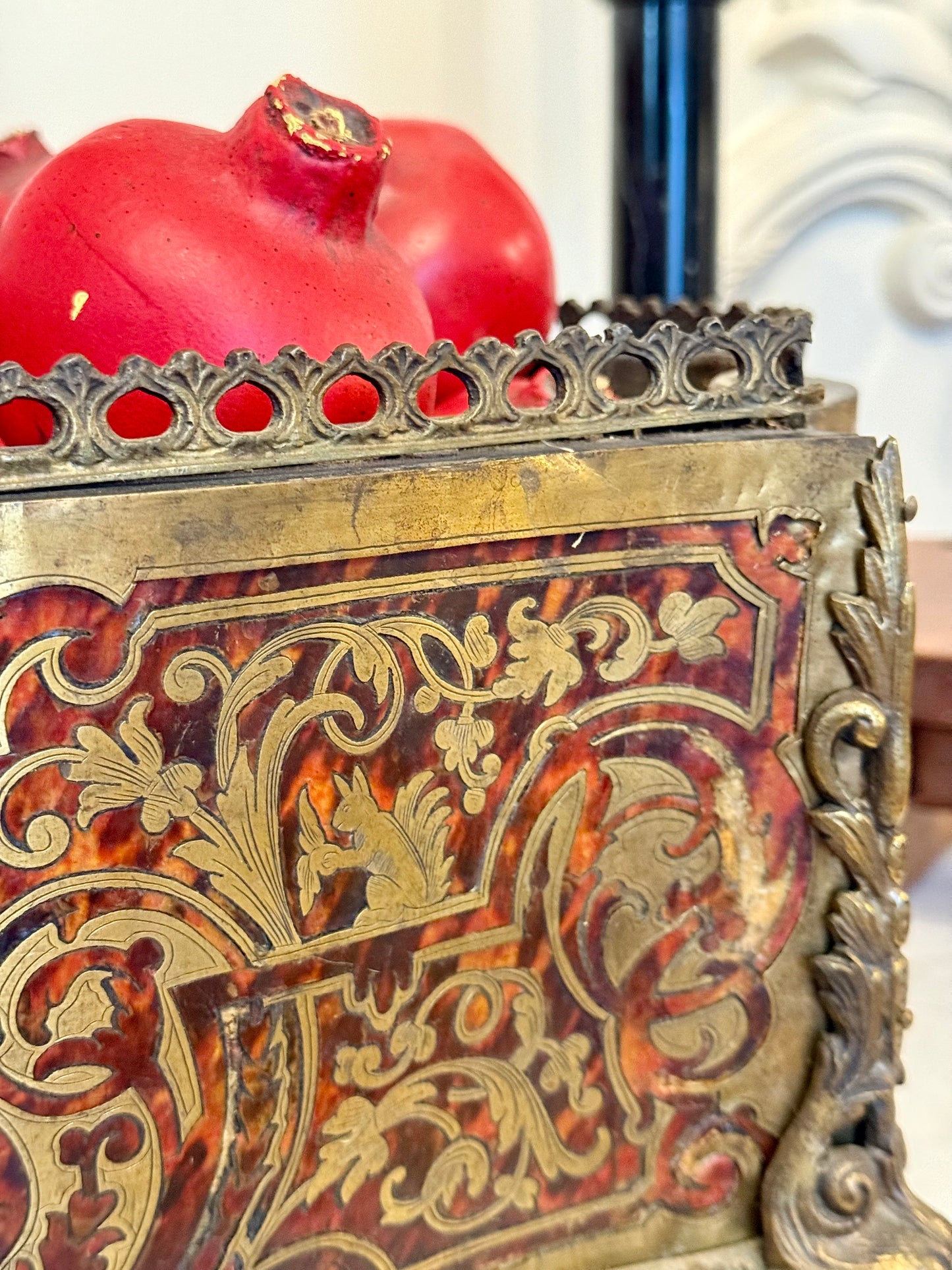 Napoleon III Boulle Jardinière | Tortoiseshell and Brass Inlay Planter