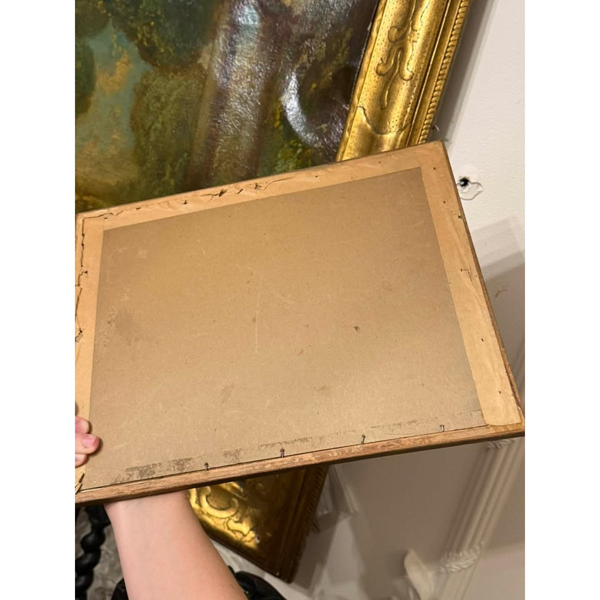 Vintage Signed Sailboat Harbor Artwork