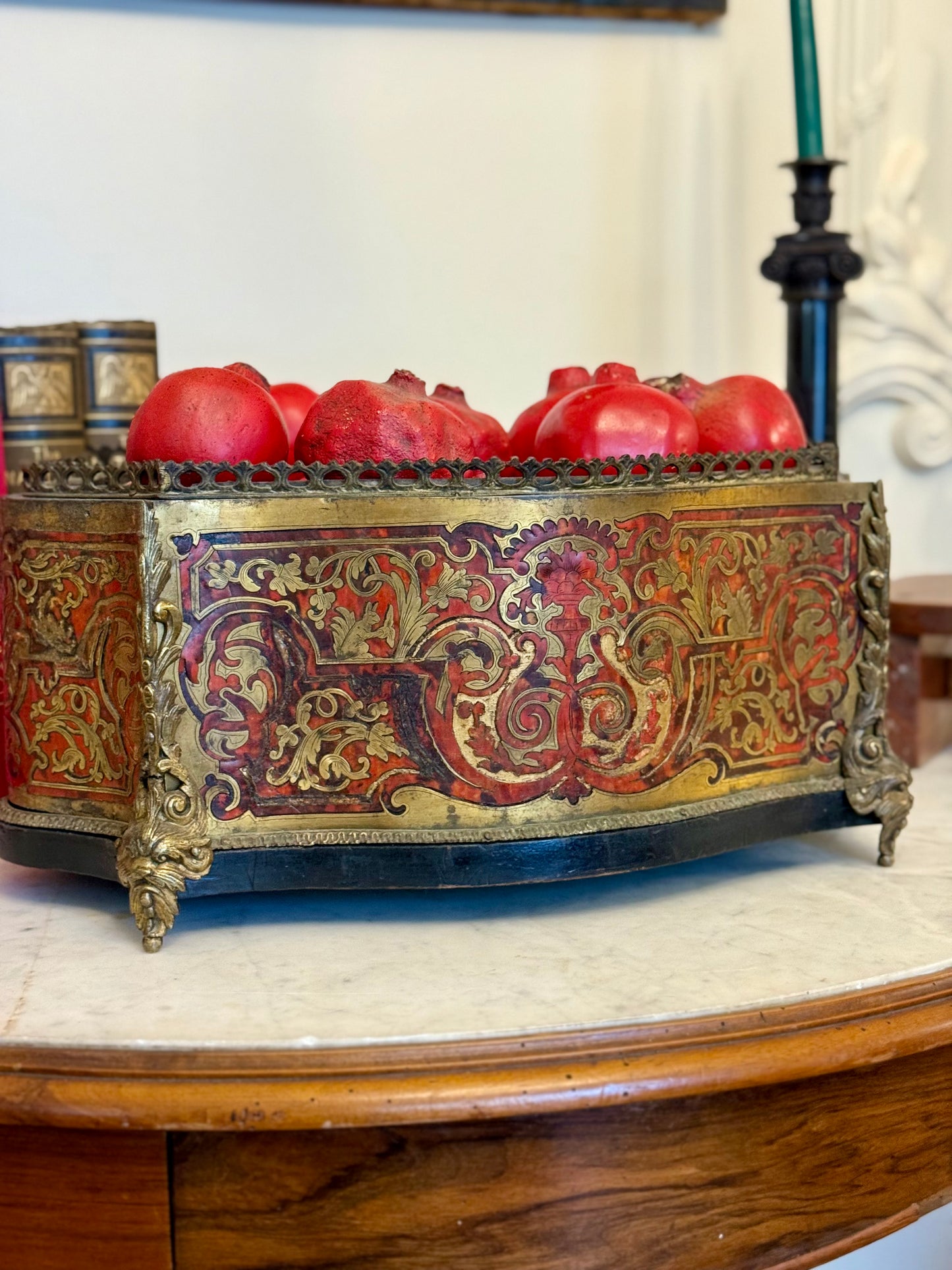 Napoleon III Boulle Jardinière | Tortoiseshell and Brass Inlay Planter