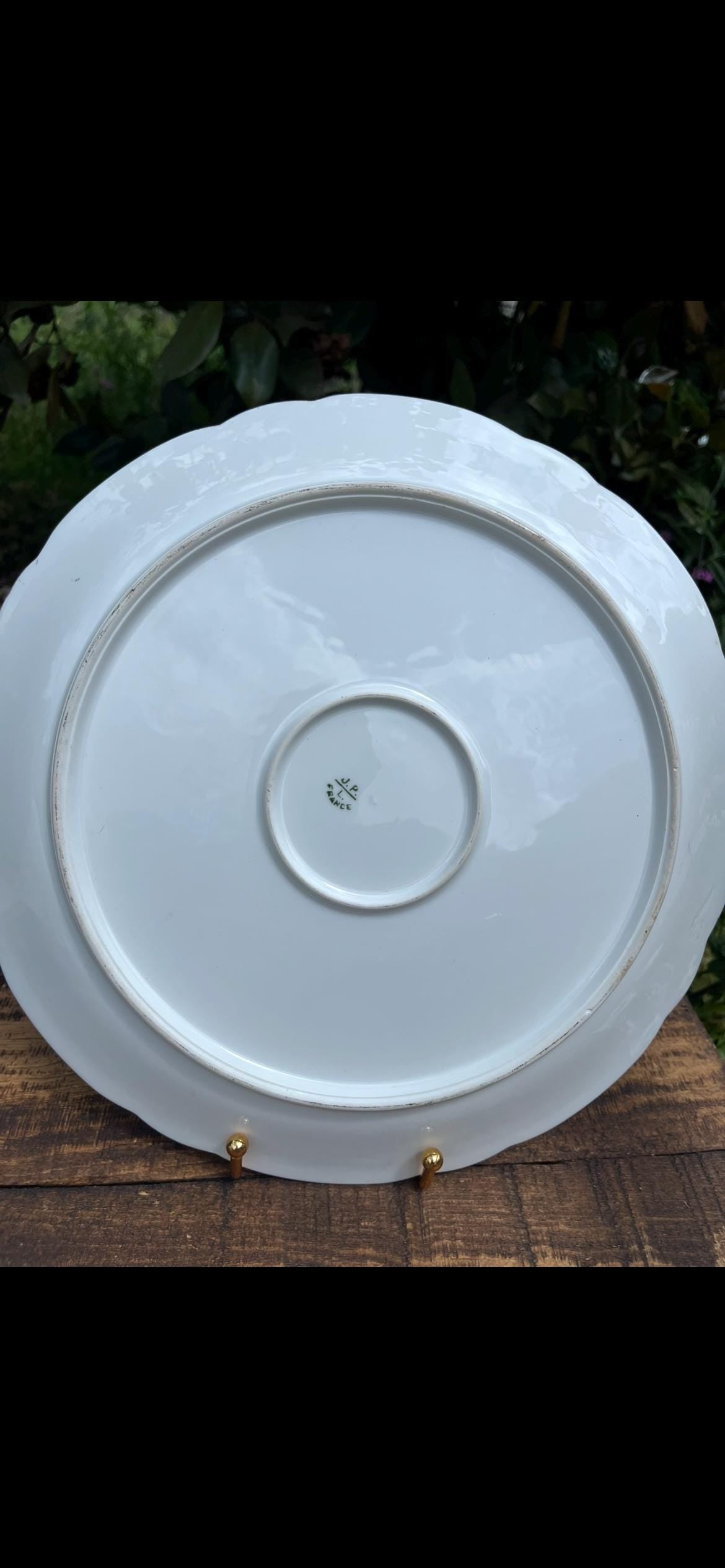 J.P.L. France Limoges Game Bird Plate – Unsigned – Vintage Hand-Painted French Porcelain – Collectible Bird Plate