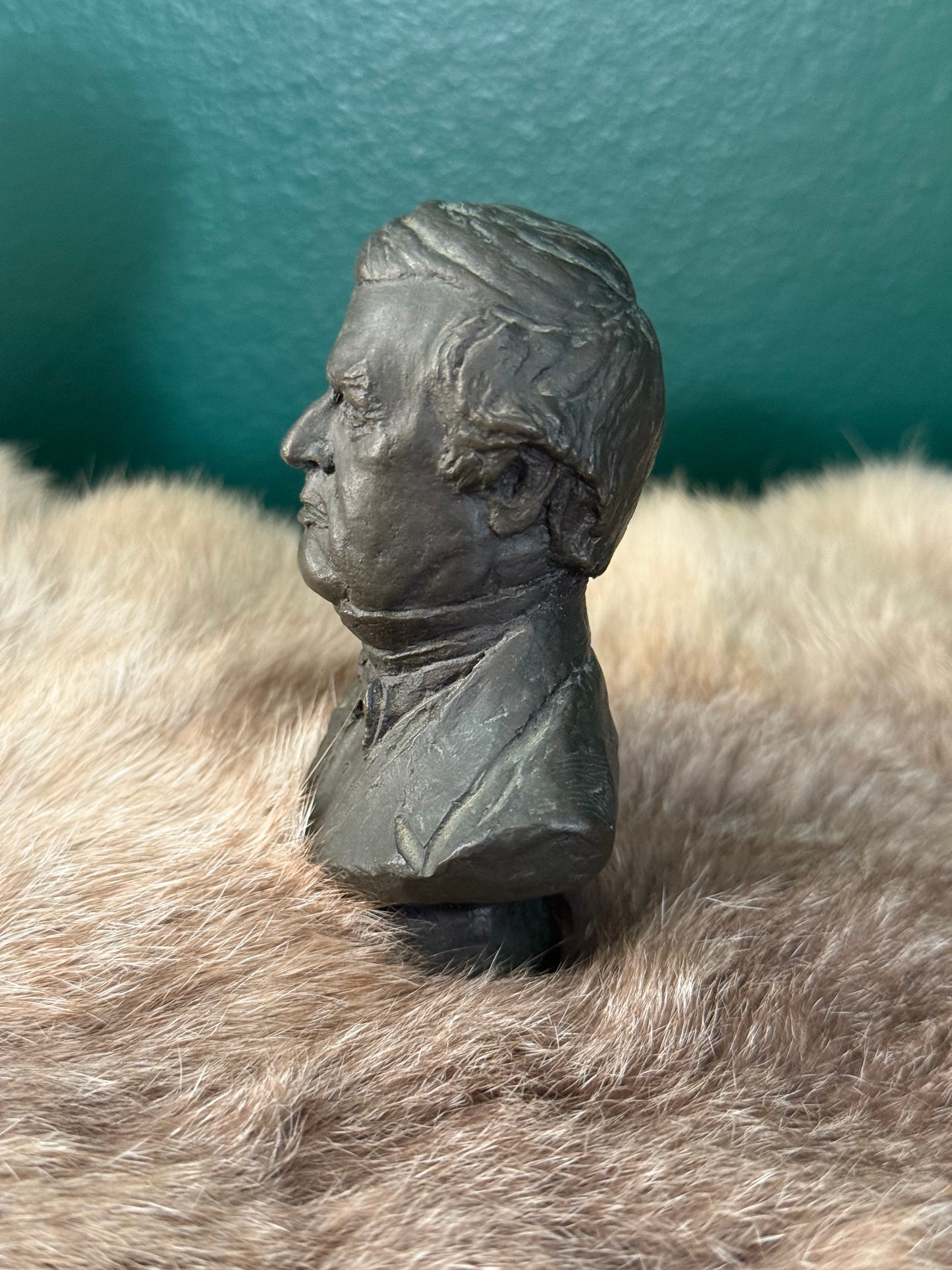 Franklin Mint Cast Bronze Bust of President