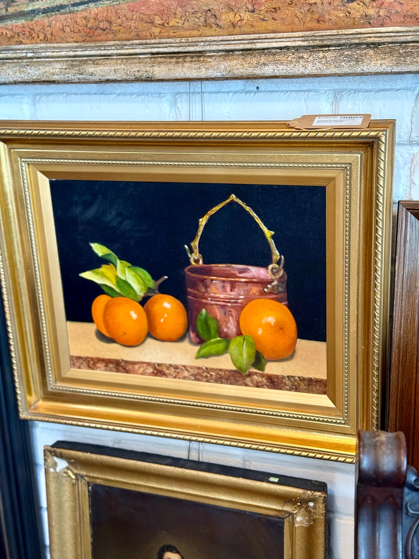 Elizabeth S. Christensen (American, 1915–2015)
“Tangeloes and Copper Pot,” 1995