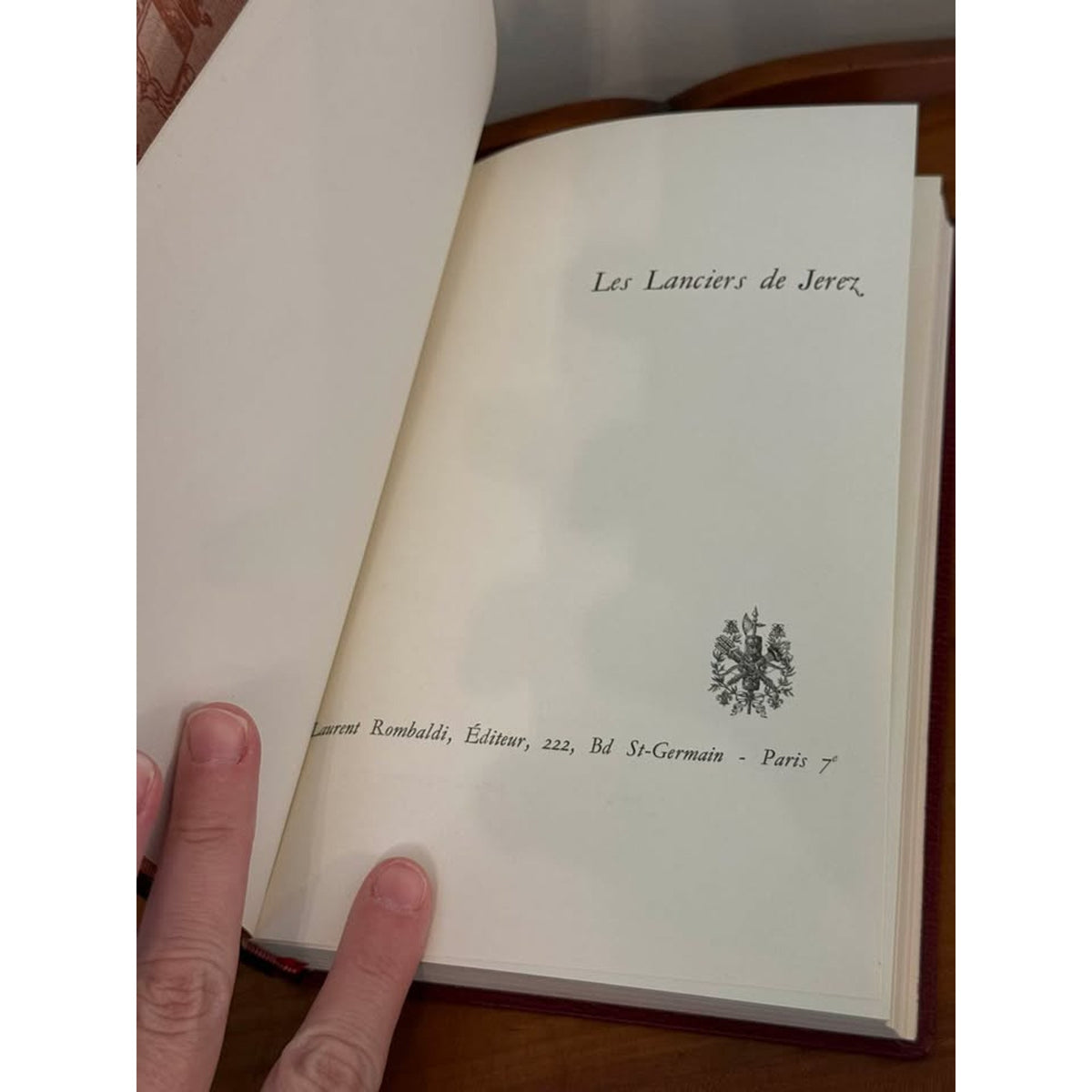 Vintage 1971 Les Lanciers de Jerez Joseph Peyré French Gilt Illustrated Book