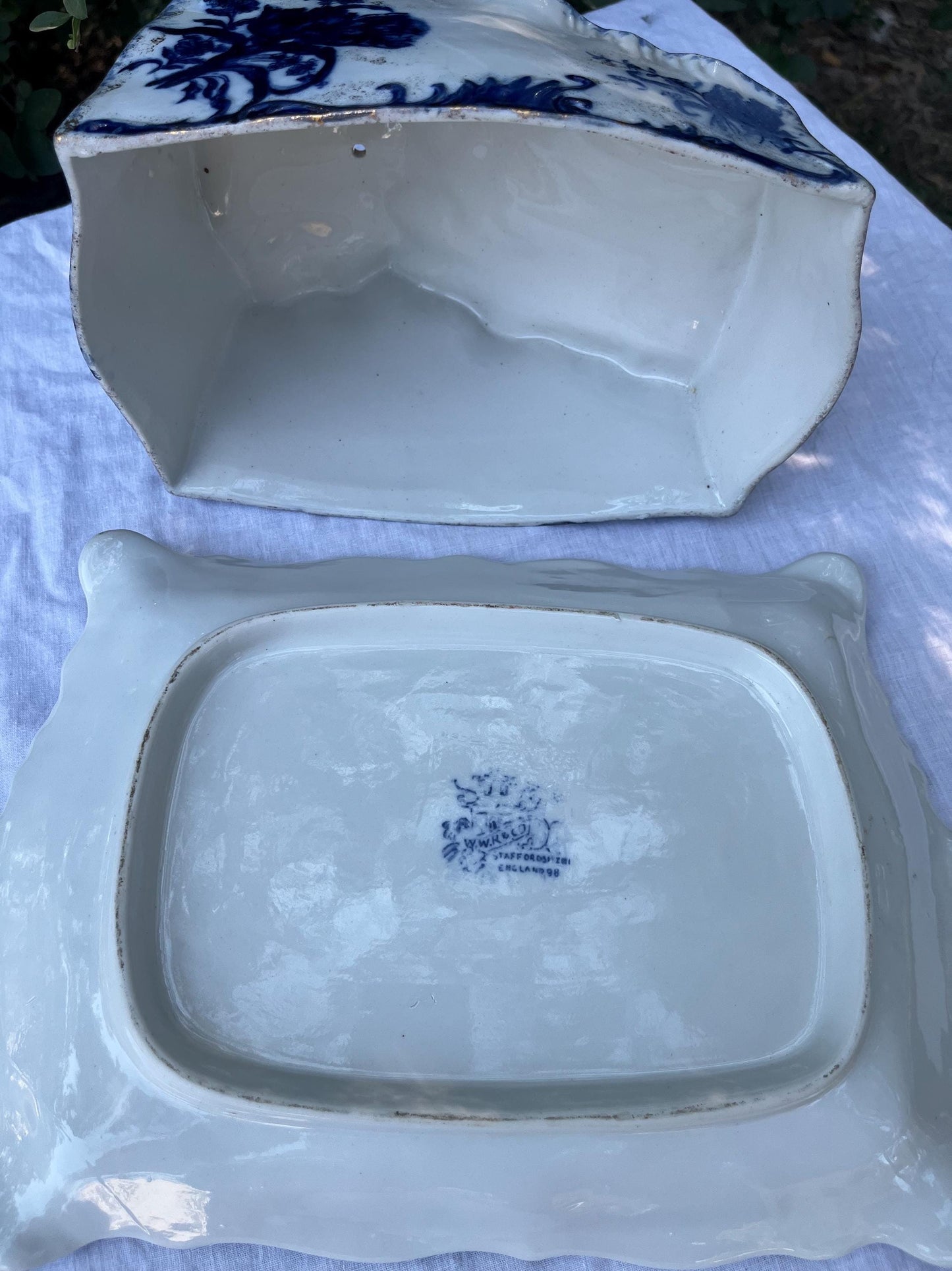 Staffordshire Victorian Covered Server