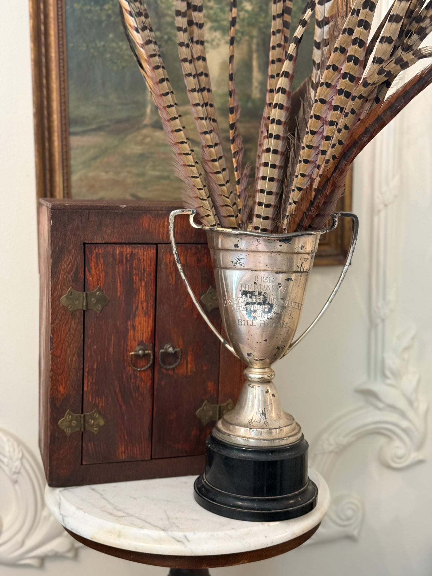 1936 Nebraska State Tournament Trophy Vase | Bill Bloom