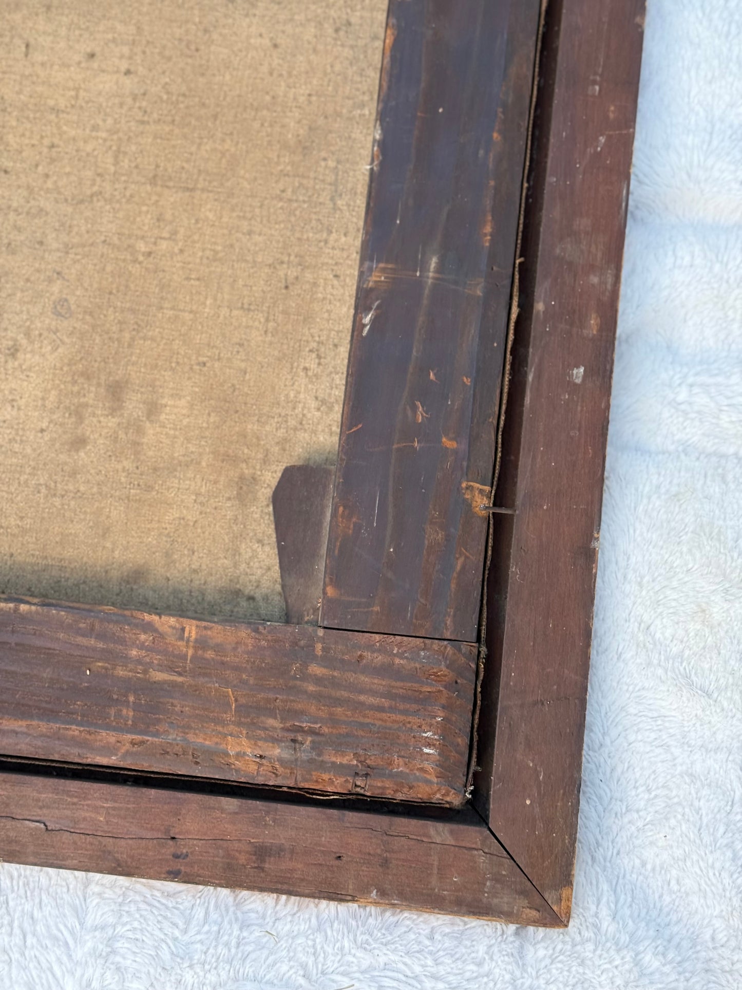 Huge Mid-19th Century Continental Public Penance Tribunal Scene – Dramatic Historic Oil Painting (35x42”)