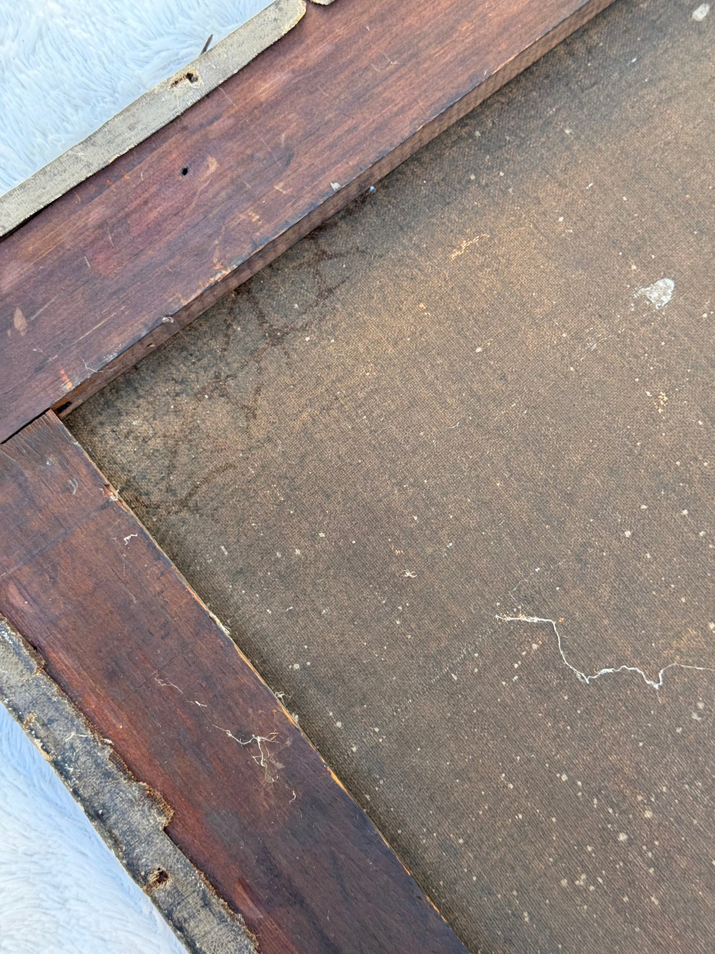 Antique 19th-Century Coastal Seascape Oil Painting by William H. Rumble | 20x30 Original Maritime Landscape