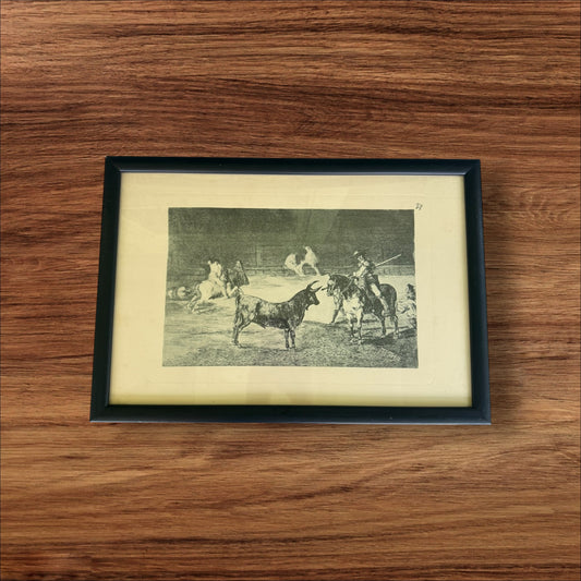 Goya Bullfight Engraving No. 27