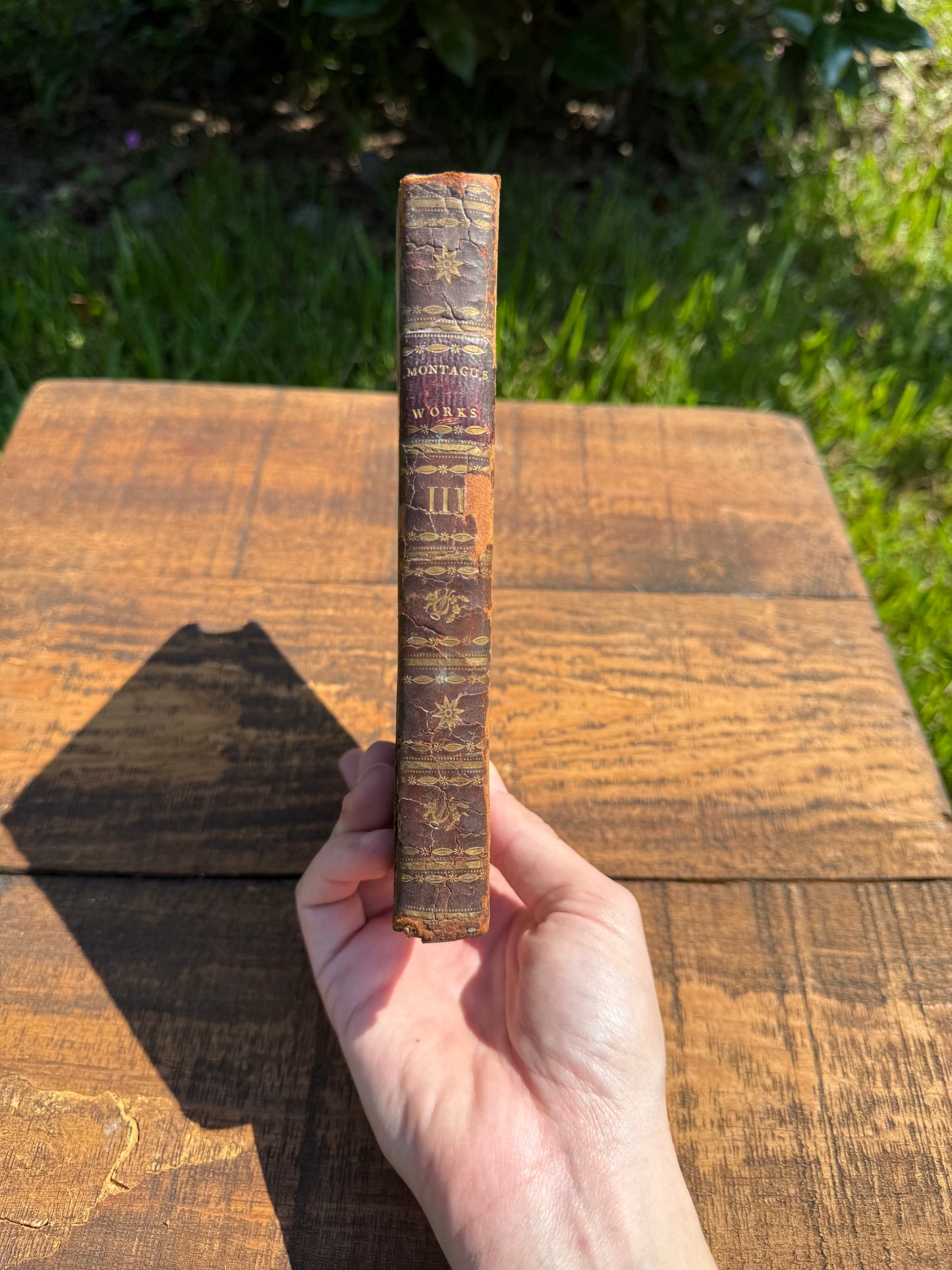 1803 The Works of Lady Mary Wortley Montagu Vol. III – Antique Leather Book