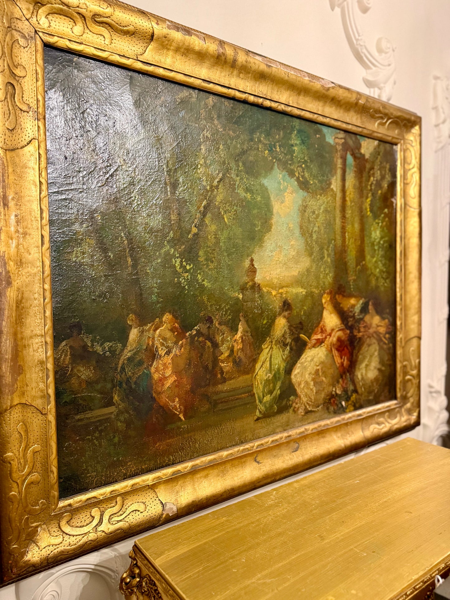 Frederick Ballard Williams “In Hours of Ease” Oil Painting
