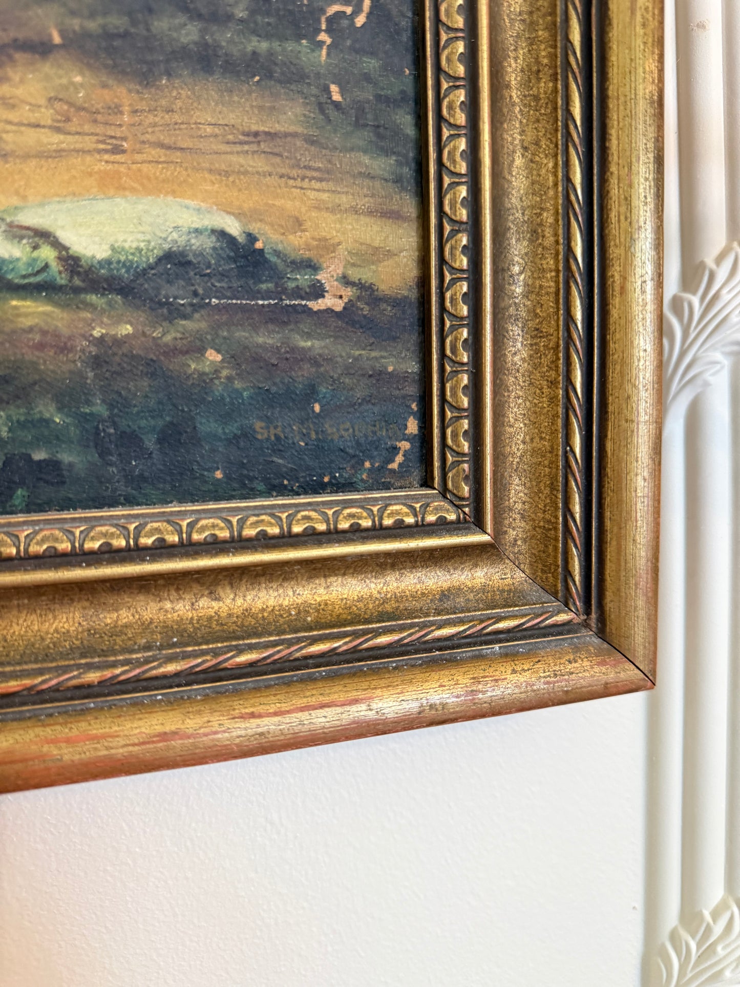 Sr. M. Sophia Oil Painting | Woodland Deer Landscape | Nun Artist | Oil on Canvas