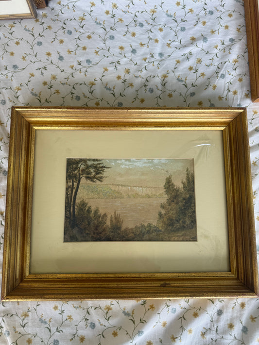 Early 20th Century American School Watercolor – Niagara Falls, Signed and Dated 1904