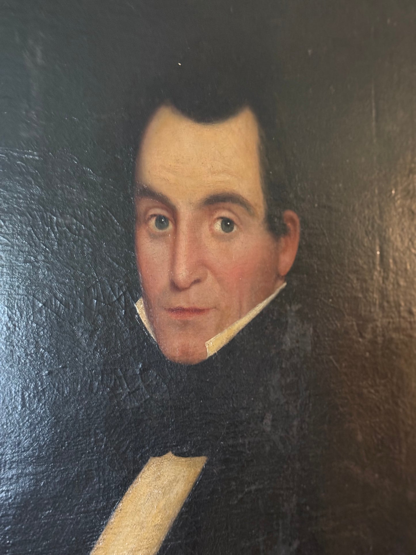 Early 19th Century New England Gentleman Portrait | Oil on Canvas