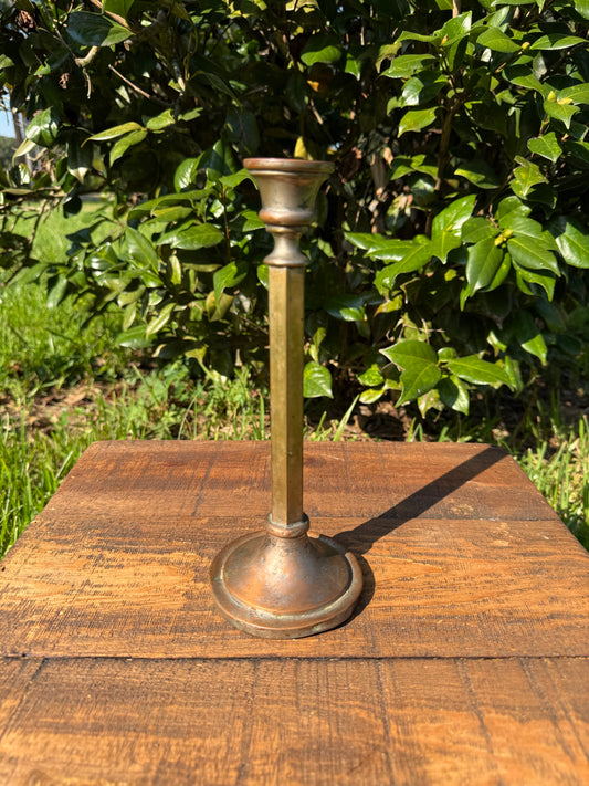 Early Sheffield Fused Plate Candlestick, c. 1780–1830