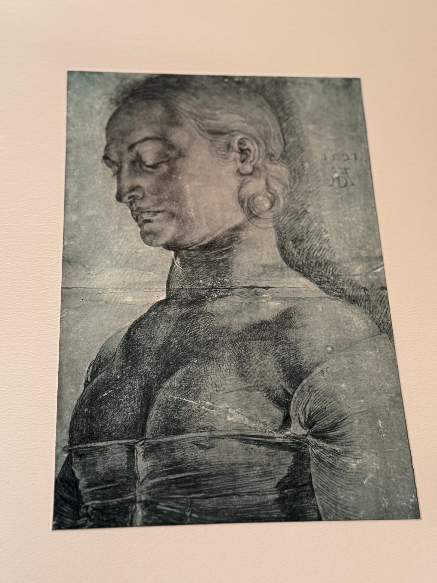 Albrecht Dürer – Study for St. Apollonia | 20th Century Authorized Museum Print | After the Original, Berlin Collections