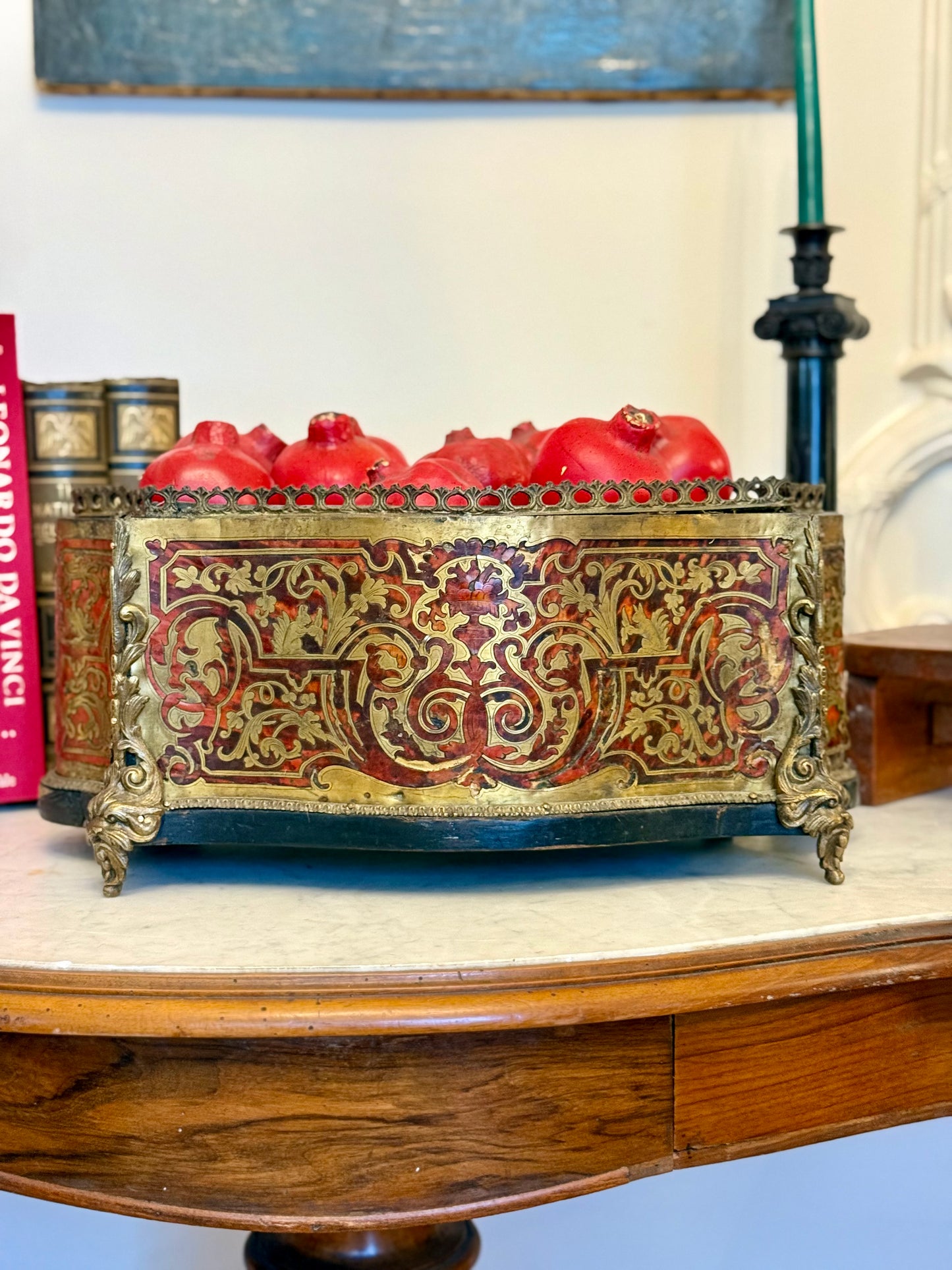 Napoleon III Boulle Jardinière | Tortoiseshell and Brass Inlay Planter