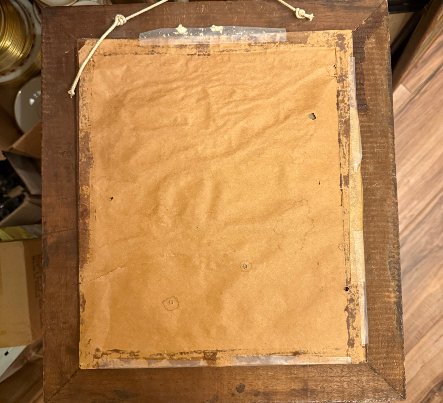 Signed 1881 Portrait by John Wood Dodge (American, 1807–1893), Gouache Watercolor Pastel, Framed