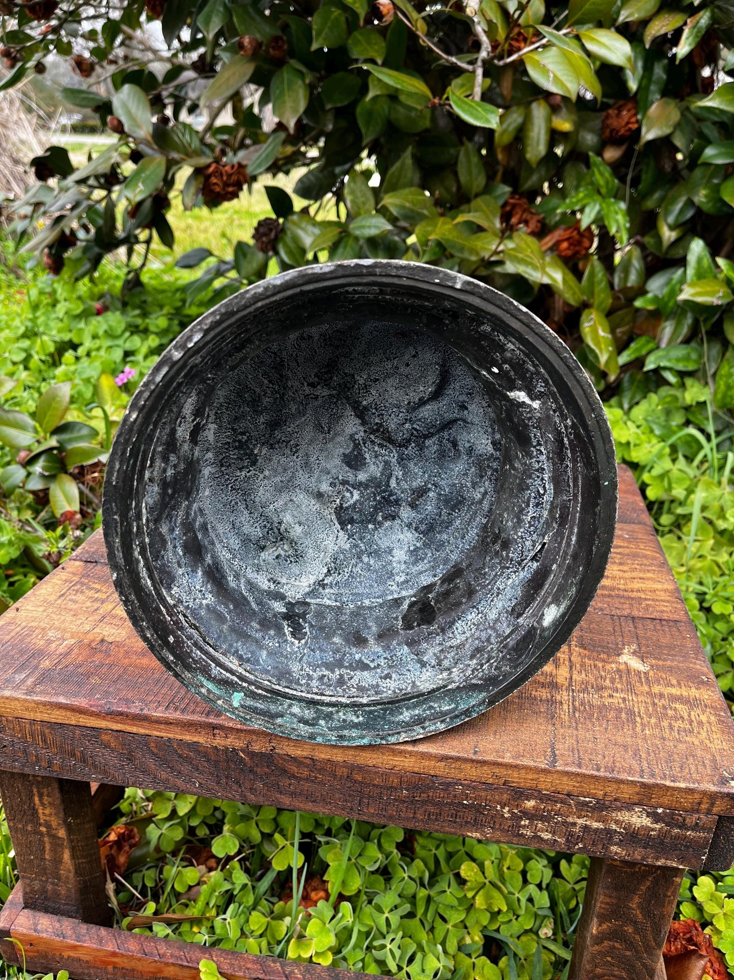 Large Antique Spelter Hunter Lamp Base – 19th C. Rustic Lodge Decor, Dog Figurine, Verdigris Patina, Bronze Finish