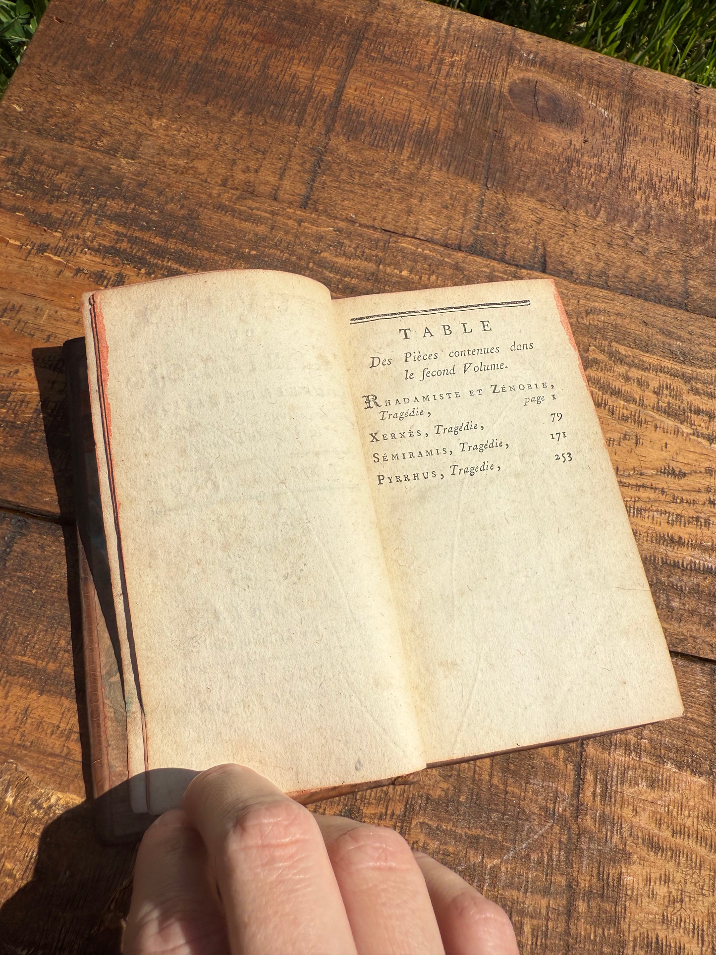 1772 Leather-Bound French Book — Œuvres de Crébillon, Tome II