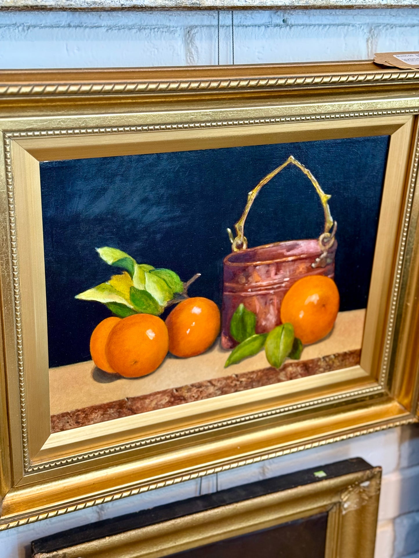 Elizabeth S. Christensen (American, 1915–2015)
“Tangeloes and Copper Pot,” 1995