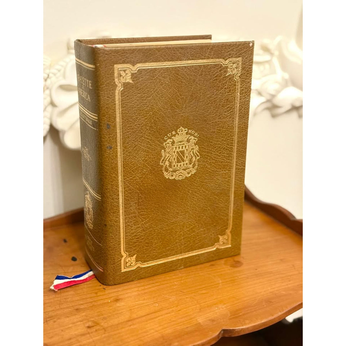 Signed Lafayette in America Louis Gottschalk 1976 Bicentennial Leather First Edition