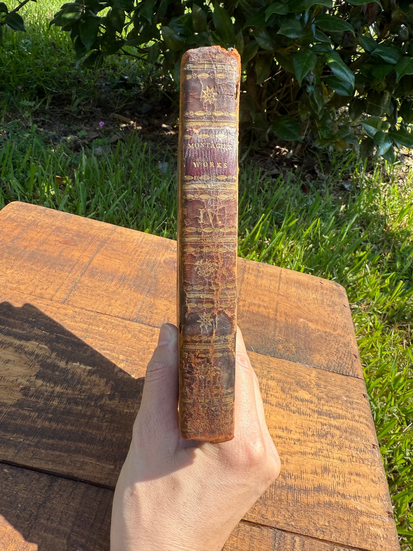 1803 The Works of Lady Mary Wortley Montagu, Volume IV – Leather Bound, Early 19th Century