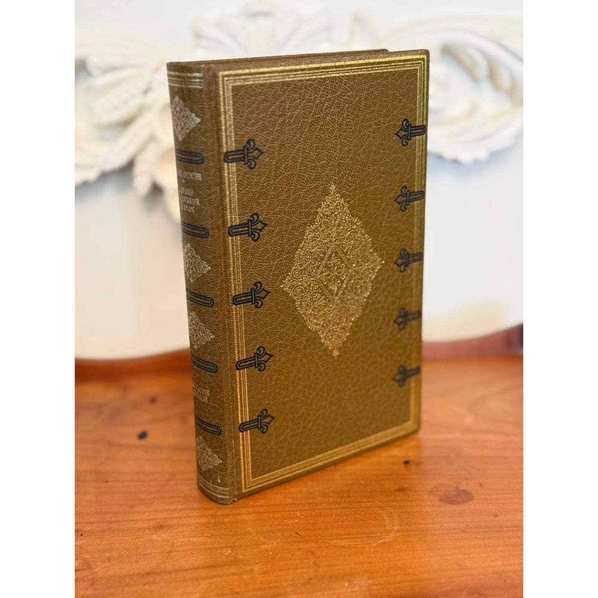1971 French Hardcover Book, L’Affaire du Courrier de Lyon, Decorative Gilt Binding