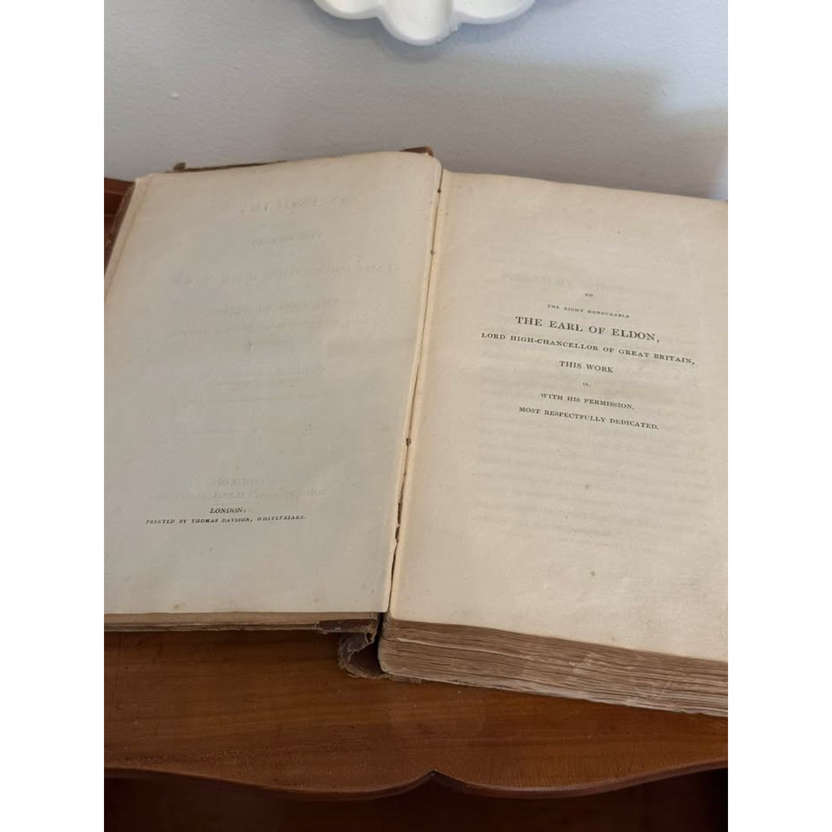 1826 Antique English Law Book, George Spence, Origin of European Laws, John Murray