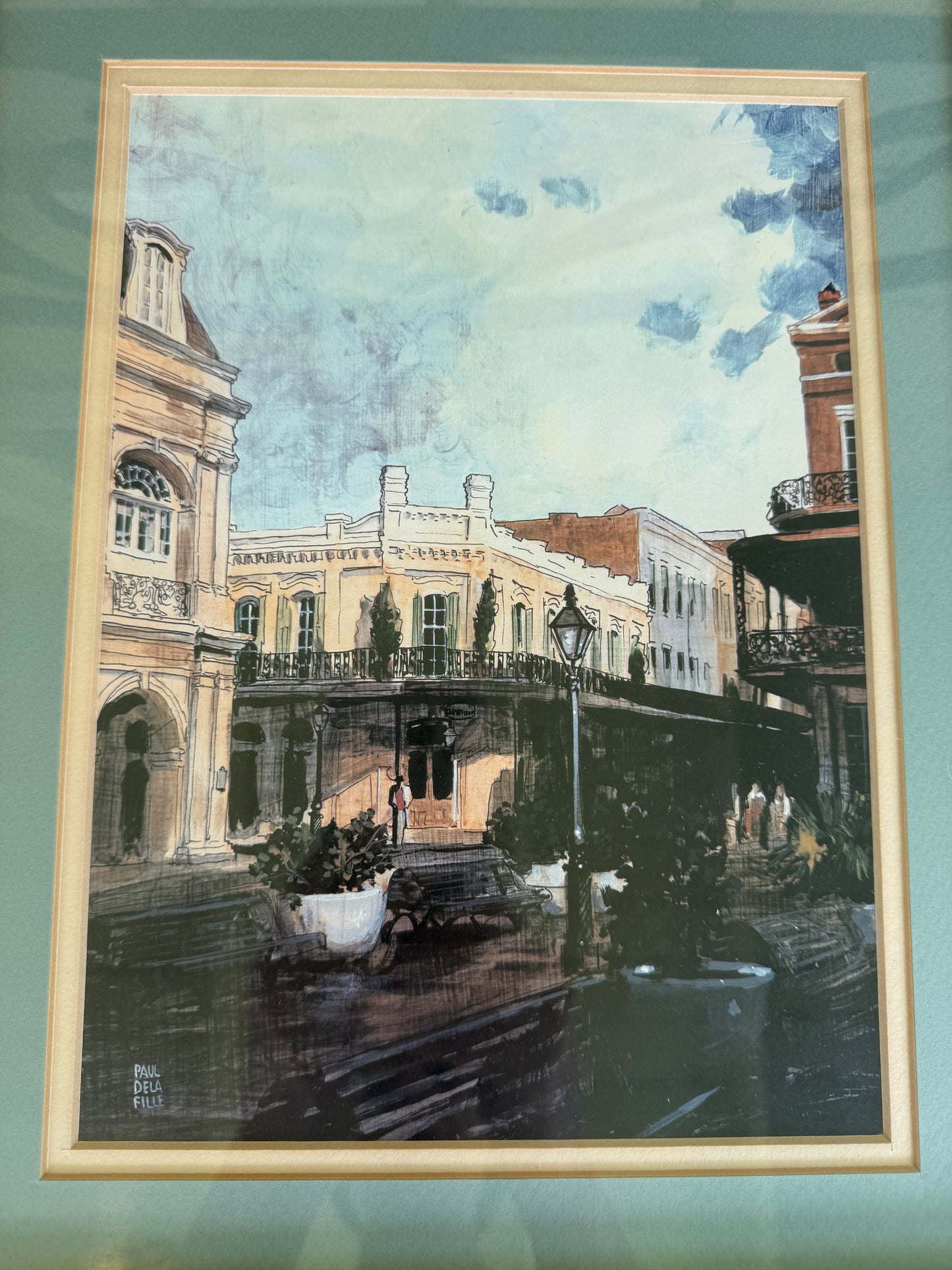Paul Dela Fille New Orleans French Quarter Scene