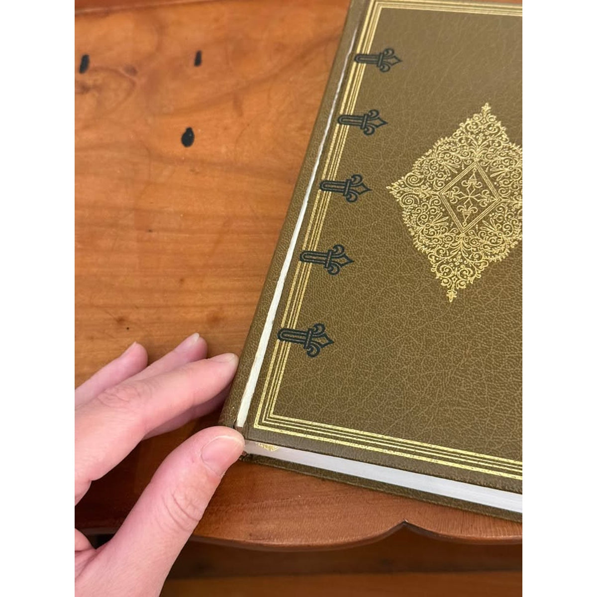 1971 French Hardcover Book, L’Affaire du Courrier de Lyon, Decorative Gilt Binding