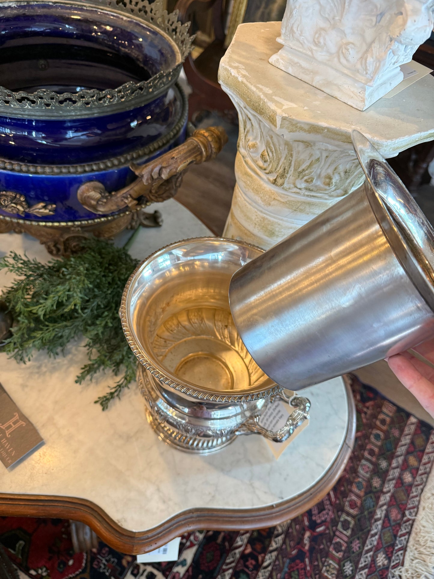 Matthew Boulton Sheffield Plate Urn-Form Wine Cooler, 19th Century