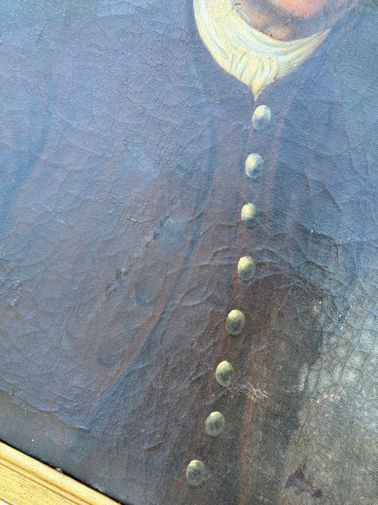 18th-Century Gentleman Portrait in Original Gilt Frame • Circle of Johann Nepomuk della Croce (European Collection Label)