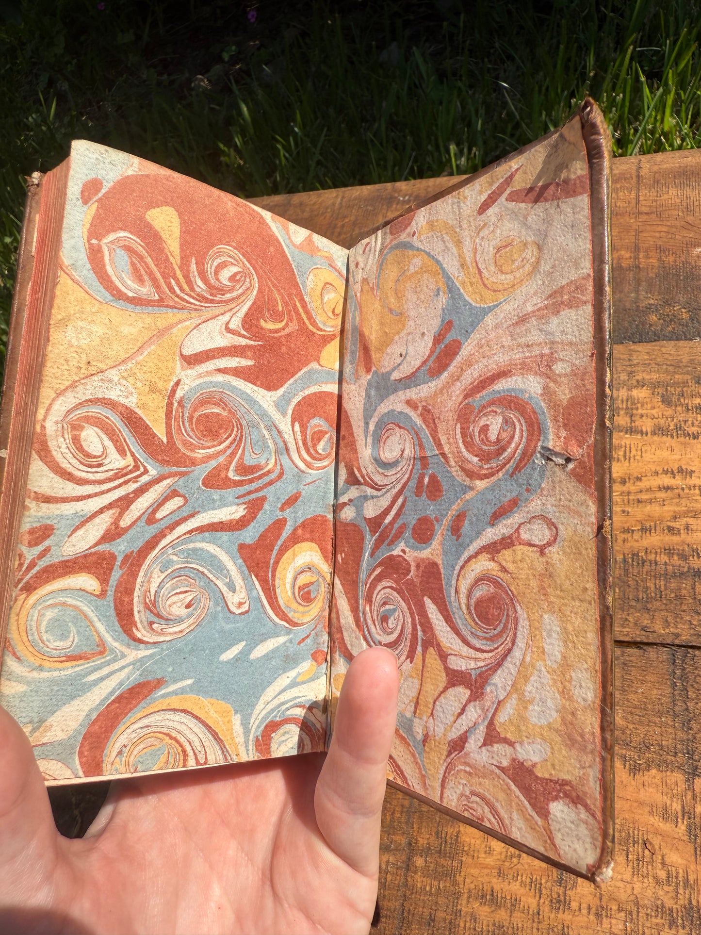 Title: 1757 French Leather-Bound Book — Les Œuvres de l’Abbé de Saint-Réal, Tome I