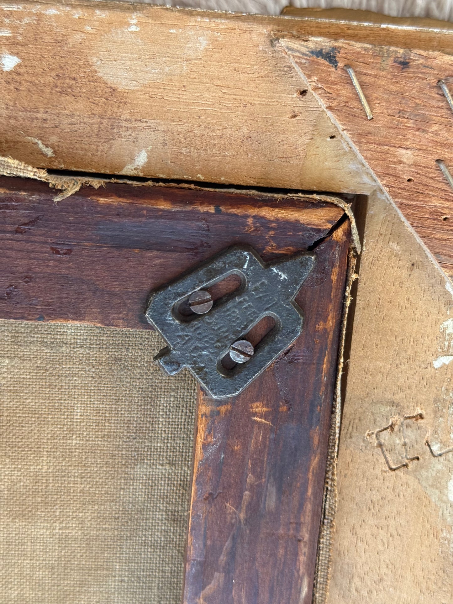 19th-Century Continental Woodland Landscape with Cattle & Herdsman
Oil on Canvas, c. 1860–1890 (9×12 canvas, 12×15 framed)