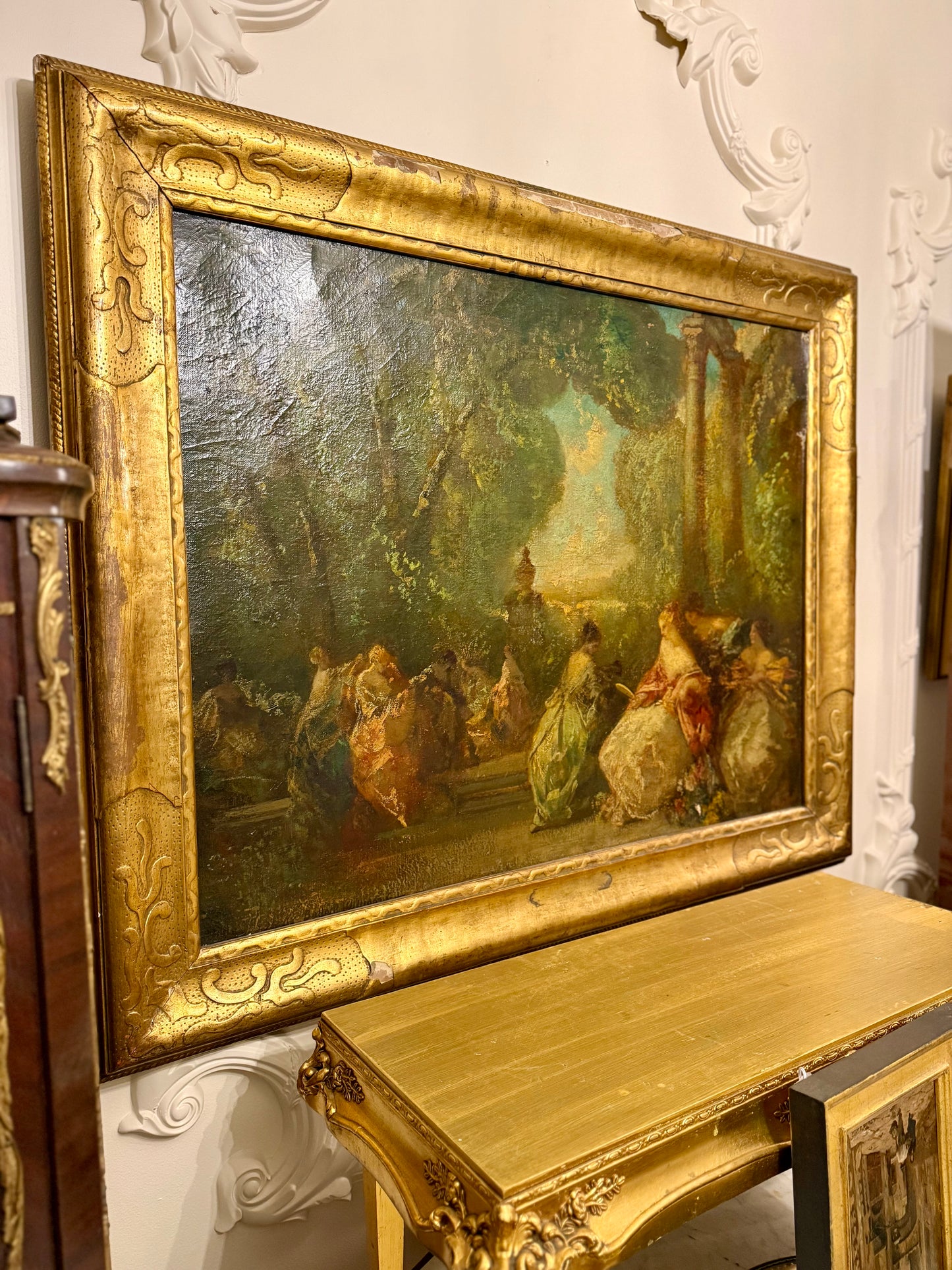 Frederick Ballard Williams “In Hours of Ease” Oil Painting