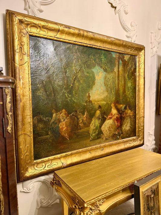 Frederick Ballard Williams “In Hours of Ease” Oil Painting