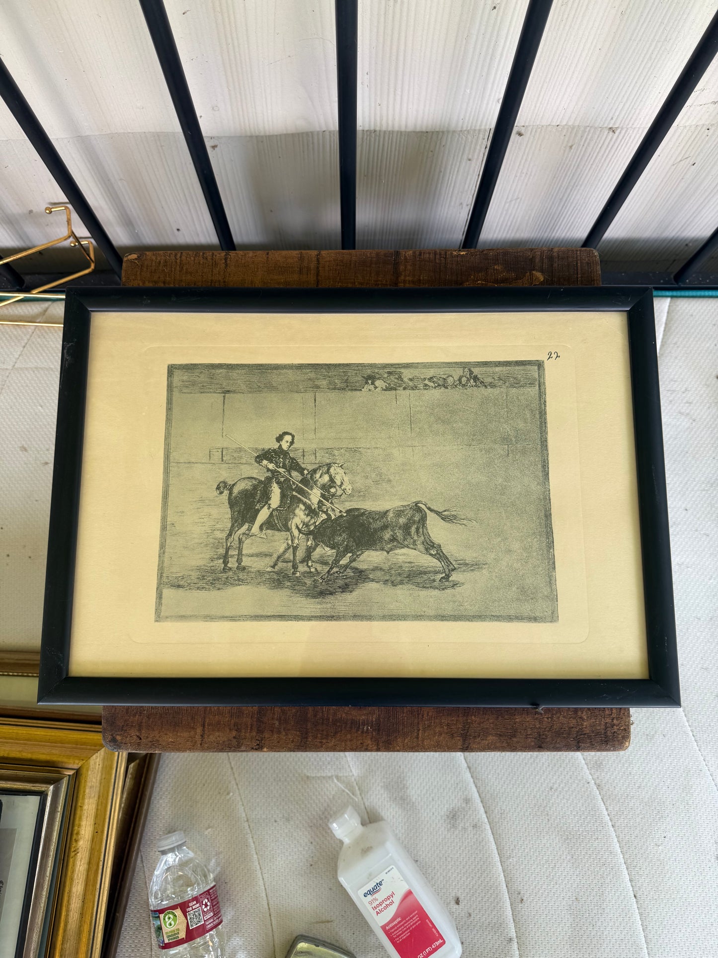 Goya Bullfight Engraving No. 22
