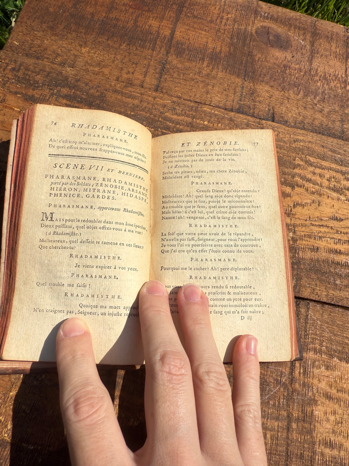 1772 Leather-Bound French Book — Œuvres de Crébillon, Tome II