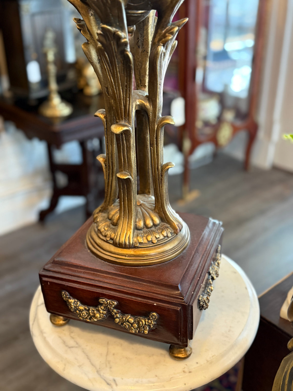 Monumental Neoclassical Ram’s Head Decorative Urn